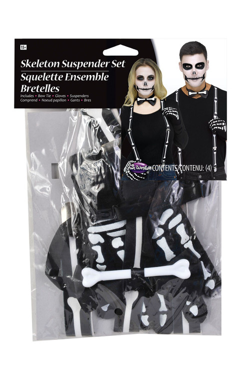 Skeleton Suspender Set