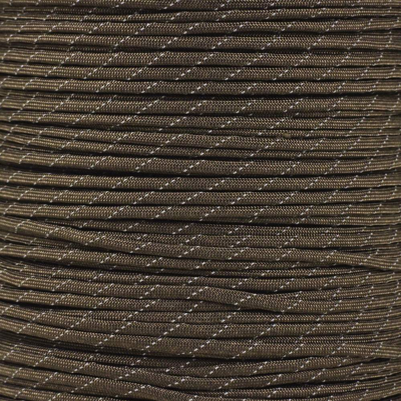 New Brown - 550 Paracord (Reflective) - 100ft