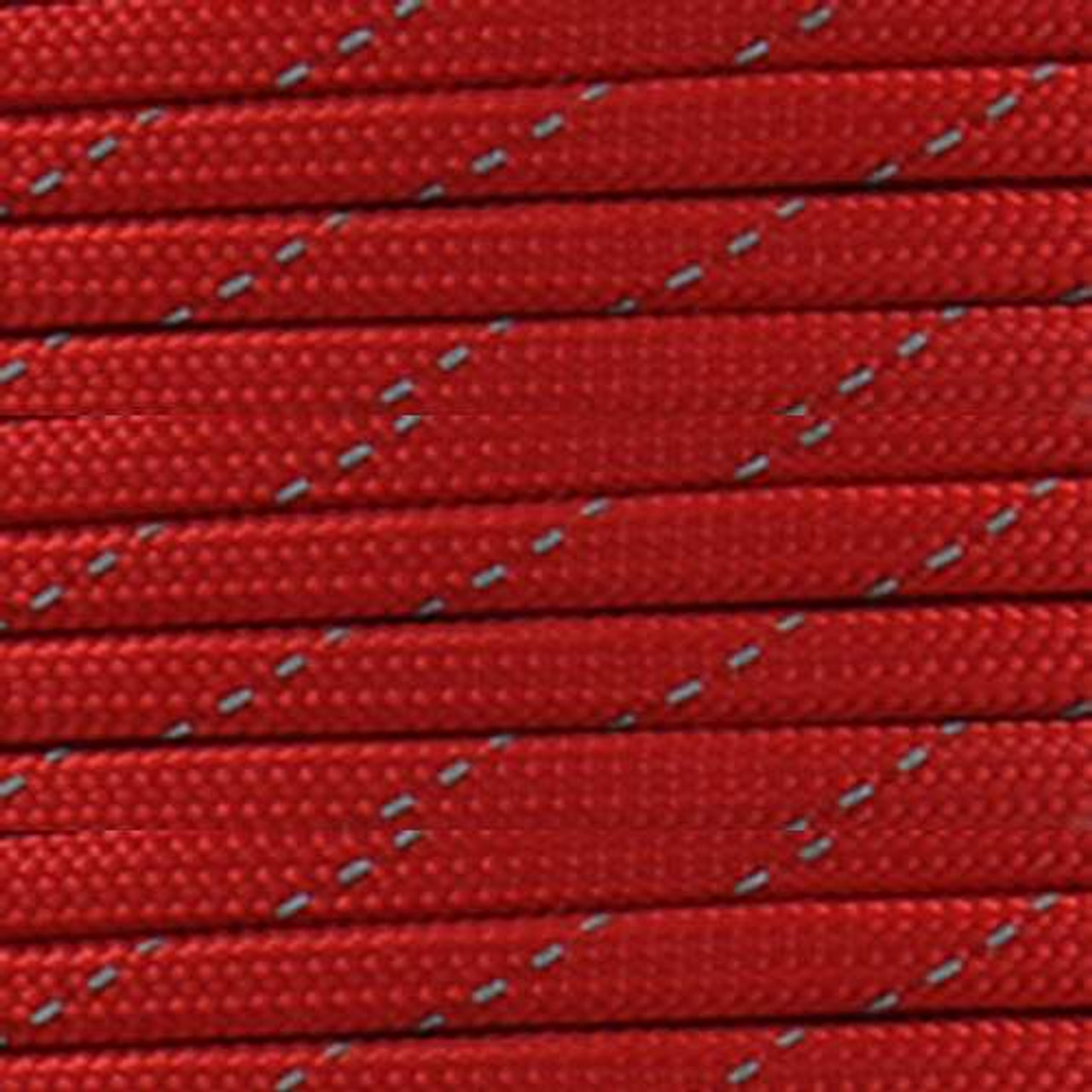 Imperial Red - 550 Paracord (Reflective) - 100ft