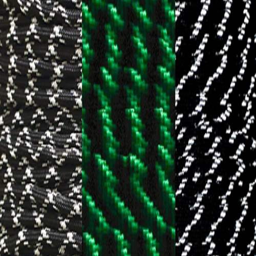 Paracord Planet 700lb Criss Cross Double-Reflective Paracord - 2 Bright  Retro-Reflective Tracers for The Best in High-Visibility Cord - 100% Nylon