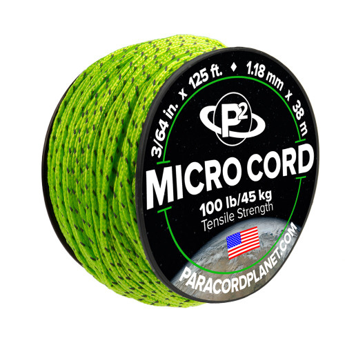 Reflective Neon Green - Micro Cord