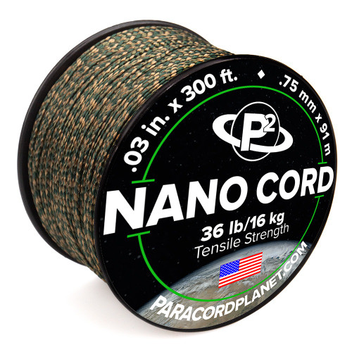 Woodland Camo- Nano Cord