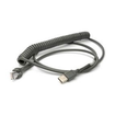 Datalogic CAB-441 USB Type A Coiled Cable with External Power - Image 3