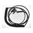Datalogic 8-0736-03 RS-232 DB9S coiled cable for barcode scanners and industrial equipment