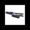 APC Data Distribution Cable CAT6 UTP CMR 6XRJ-45 Black 7FT (2.1M) - DDCC6-007