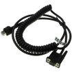 Datalogic CAB-557 RS-232 PWR Cable 9P Female Coiled connector