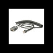 Zebra Cable RS232 DB9 Female Connector 9ft. 2.8m Coiled TxD on 2. - CBA-R02-C09PAR