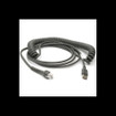 Zebra 9FT USB Cable/series A Connector Coiled/rohs Dark Gray - CBA-U12-C09ZAR