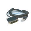 Datalogic CAB-472 RS-232 Coiled Cable 25-Pin Male