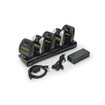 Zebra ZQ300 3 Slot Battery Charger; includes power supply and US power cord - SA