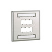 Panduit FC PLT 6 Port Single Gang - CFPL6IWY