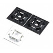 Panduit CHNL HNGD SOLID NO MTG.HLS 2X2 - HS2X2BL10NM