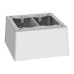 Panduit DEEP WHT JUNCTION BOX DOUBLE - JBP2DWH