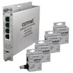 Comnet Light Series 300 Meter 10/100MBPS Ethernet over COAX Kit. Includes I Local and 4 - CLEK41EOC
