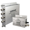 Comnet Remote Four-Channel Ethernet-over-COAX Extender with 30W PSE PoE+ - CLRFE4POEC