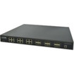 Comnet 24-Port Hardened Managed Ethernet Switch with 10/100/1000Base-TX & - CNGE24FX12TX12MSPOE