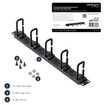 StarTech 1U 19IN Cable Management Organizer - D - CABLMANAGERH