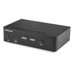 StarTech 2 Port Displayport KVM Switch W/usb HUB - SV231DPU34K