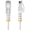 StarTech 2FT White Slim CAT6 Ethernet Cable Snagless - N6PAT2WHS