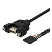 StarTech Connect A Panel Mount Usb-a Port TO Your - USBPNLAFHD3