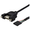 StarTech Connect A Panel Mount Usb-a Port TO Your - USBPNLAFHD3