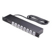 StarTech 8-OUTLET Horizontal Rack Mount - 8NS8-RACK-MOUNT-PDU