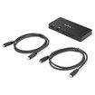StarTech 2 Port UHD Compact USB C KVM Switch - 4K - SV211HDUC