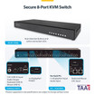 StarTech Secure 8-PORT Displayport KVM Switch 4K - CK4-P108C
