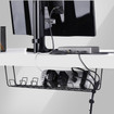 StarTech Cable Management Tray Organizes - S1MB-DESK-CABLE-TRAY