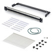StarTech 48-PORT 1U Blank Keystone Patch - C6PANELSTP481UCM