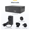 StarTech Secure 2-PORT Dual-monitor KVM Switch - CK4-P202