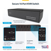 Startech Secure 16-Port Kvm Switch Dvi Niap 4.0 - CK4-D116C