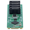 StarTech 4-PORT M.2 TO SATA Adapter Card - 4P-SATA-M2-ADAPTER