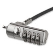 StarTech 6FT K-slot Laptop Cable Lock Combination - LTLOCK4D