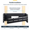 StarTech Wall-mount A Patch Panel OR Network - WALLMOUNTH4