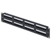 StarTech 48-PORT 2U CAT6 UTP Patch Panel Supports - CPANEL48