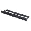 StarTech 24-PORT 1U Feed-through Patch Panel - C6PANELUTP241UFT