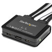 StarTech 2 Port Displayport KVM Switch W/built-in - SV211DPUA4K