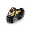 Datalogic PM9600-DHP910RBK10 industrial 2D barcode scanner front view with display screen