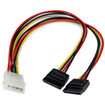 StarTech Power TWO SATA Drives From A Single LP4 - PYO2LP4SATA