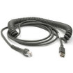 Datalogic 90A052066 USB Type A Enhanced Coiled Power Cable for barcode scanners