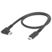 StarTech 1.6FT (50CM) Usb-c Cable Right-angled - RUSB31CC50CMBR