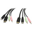 StarTech 4IN1 USB Displayport KVM Switch Cable - DP4N1USB6