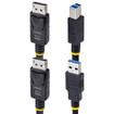 StarTech 6FT (1.8M) Displayport AND USB 5GBPS - DU1226-KVM-CABLE