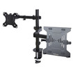 StarTech This Black Monitor AND Laptop - A2-LAPTOP-DESK-MOUNT