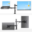 StarTech This Black Monitor AND Laptop - A2-LAPTOP-DESK-MOUNT