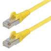 StarTech 6IN Yellow CAT6A Ethernet Cable - NLYL-6IN-CAT6A-PATCH