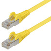 StarTech 6IN Yellow CAT6A Ethernet Cable - NLYL-6IN-CAT6A-PATCH