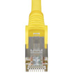 StarTech 6IN Yellow CAT6A Ethernet Cable - NLYL-6IN-CAT6A-PATCH