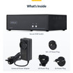 StarTech Secure 2-PORT Dual-monitor KVM Switch HDMI - CK4-HP202C